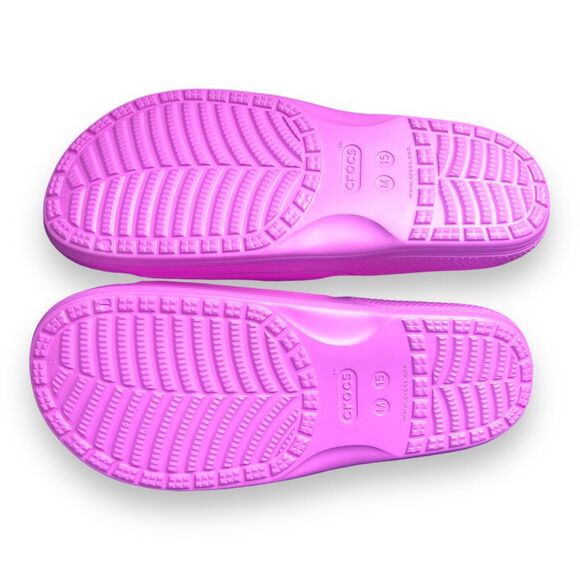 Crocs Classic Slides/Sandals Men's Taffy Pink 206121-6SW Size 15 NEW - Picture 2 of 7